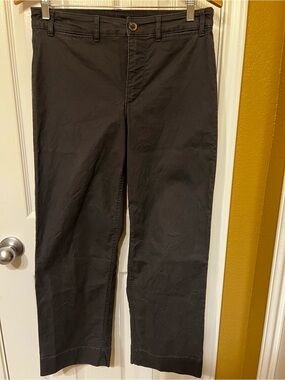 Old Navy High-Waisted Perfect Stretch Straight Pants Panther Gray, Size